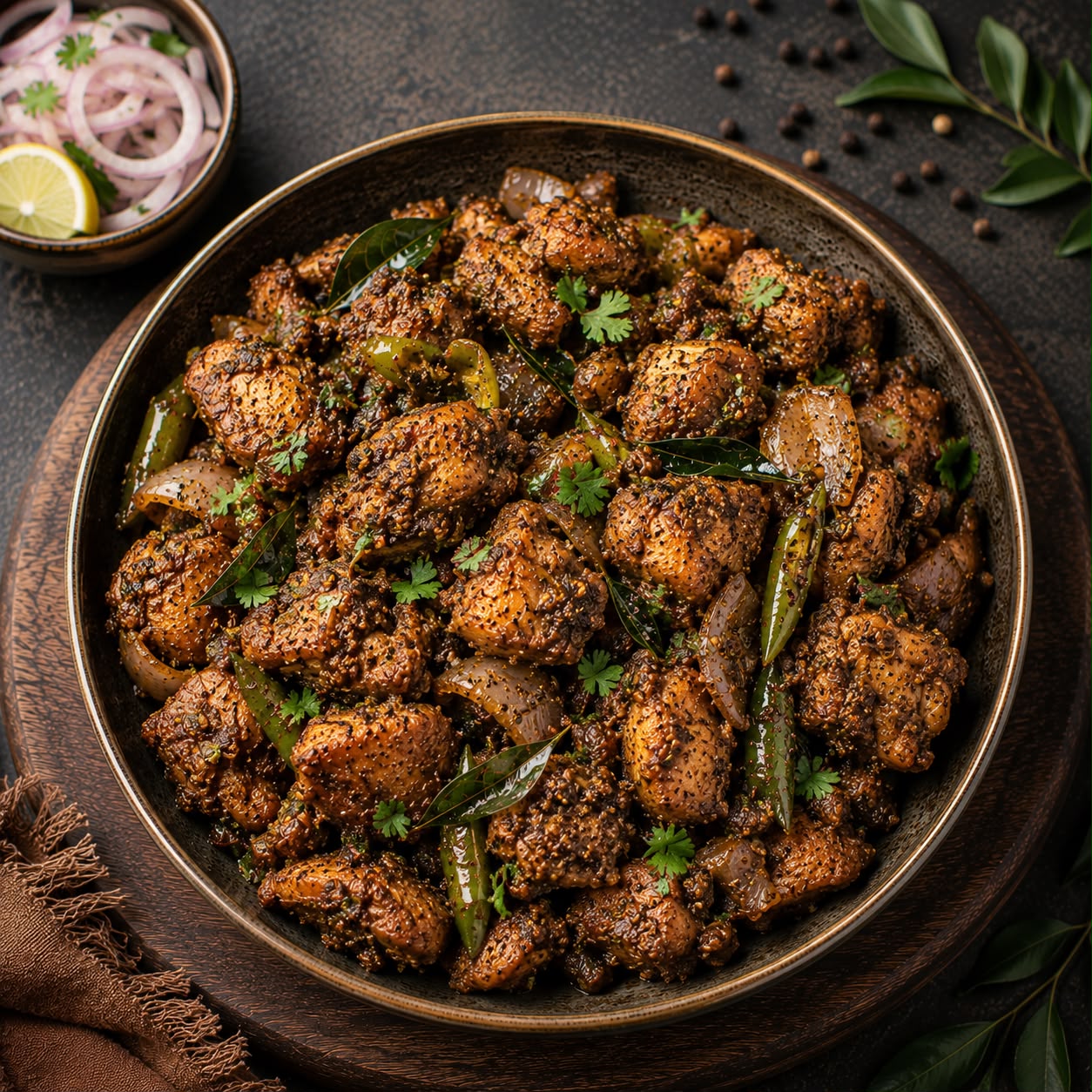 Pepper Chicken Fry